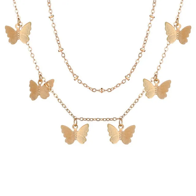 Gold Plated Necklaces Choker for Women,