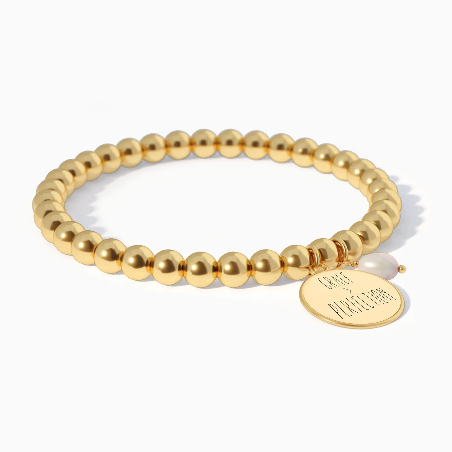 Grace > Perfection - Beaded Bracelet