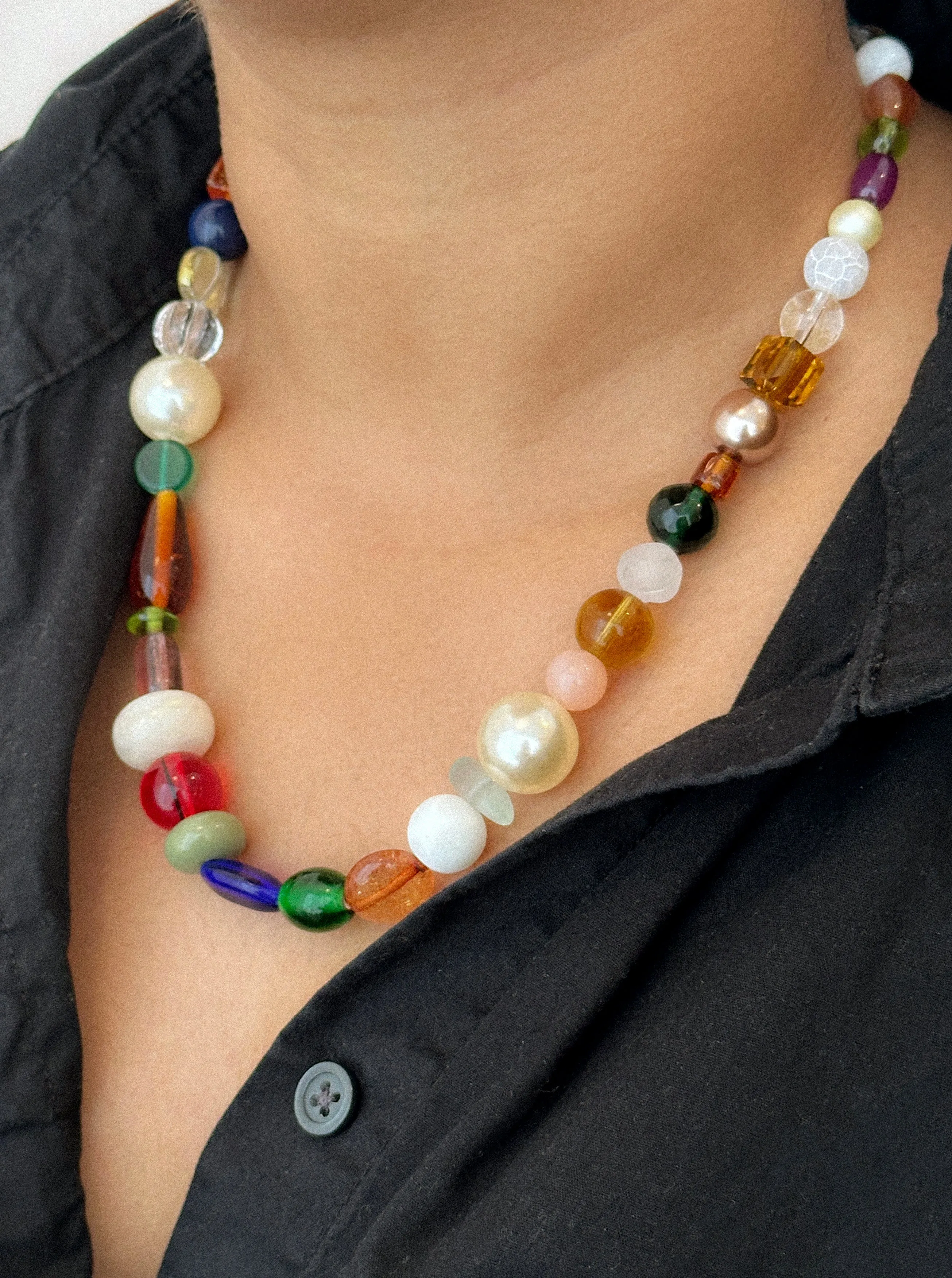 Hodge Podge Beaded Necklace