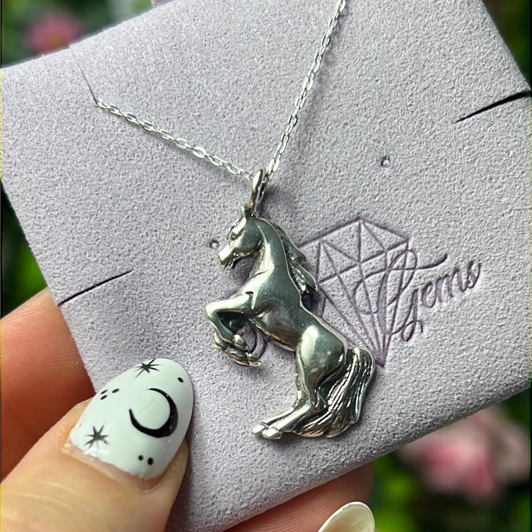 Horse Sterling Silver Pendant