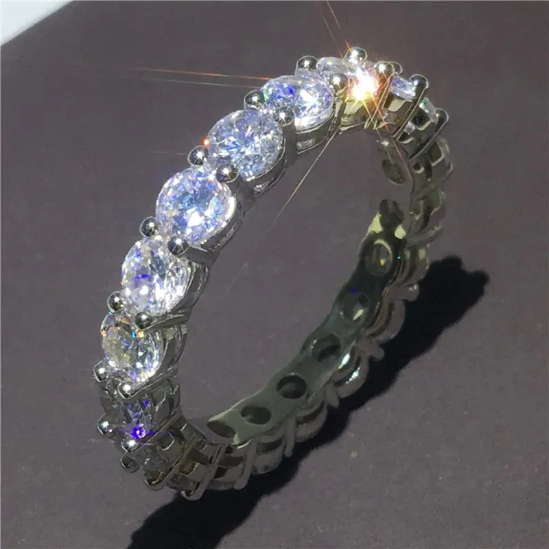 Infinity Stacker Sterling Silver Cubic Zirconia Ring Collection