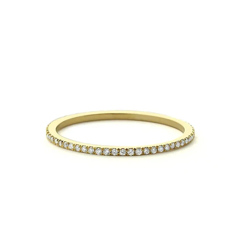 Infinity Stacker Sterling Silver Cubic Zirconia Ring Collection