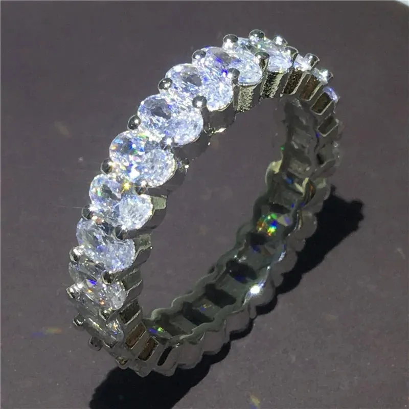 Infinity Stacker Sterling Silver Cubic Zirconia Ring Collection