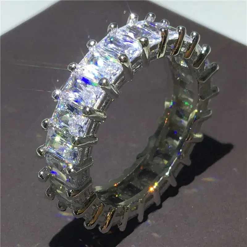 Infinity Stacker Sterling Silver Cubic Zirconia Ring Collection