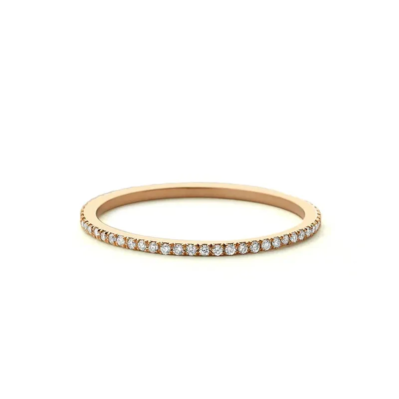 Infinity Stacker Sterling Silver Cubic Zirconia Ring Collection