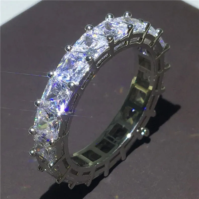 Infinity Stacker Sterling Silver Cubic Zirconia Ring Collection