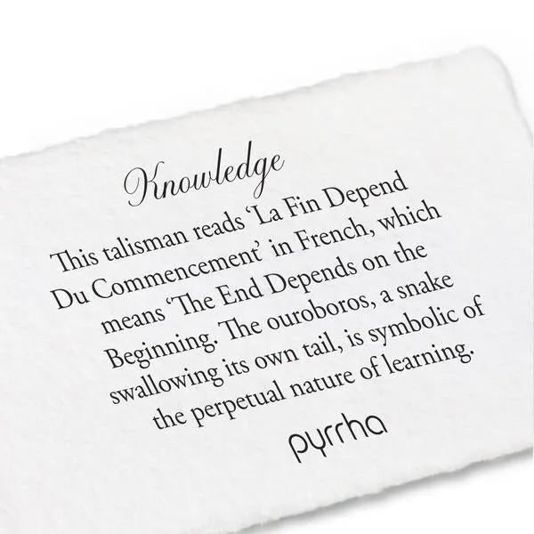 Knowledge Talisman by Pyrrha