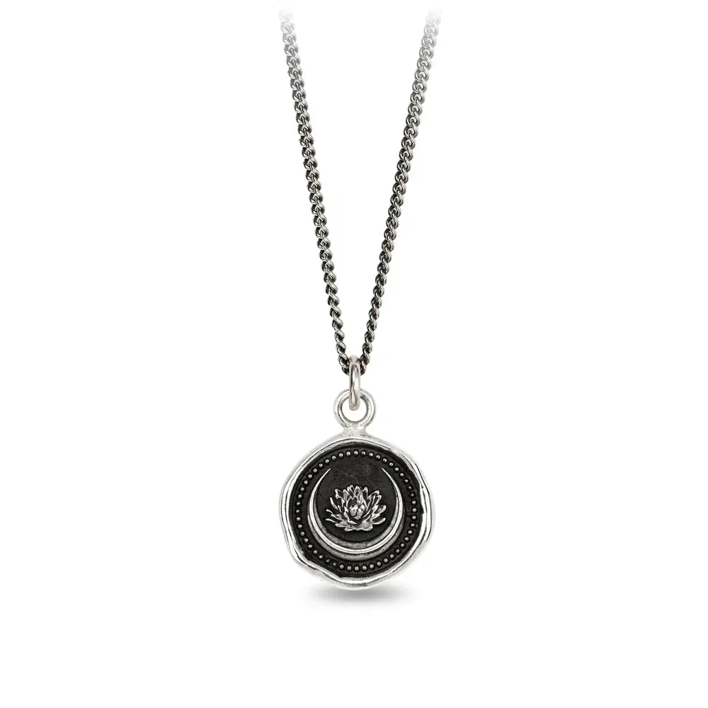 Lotus Flower Talisman Pendant | Pyrrha