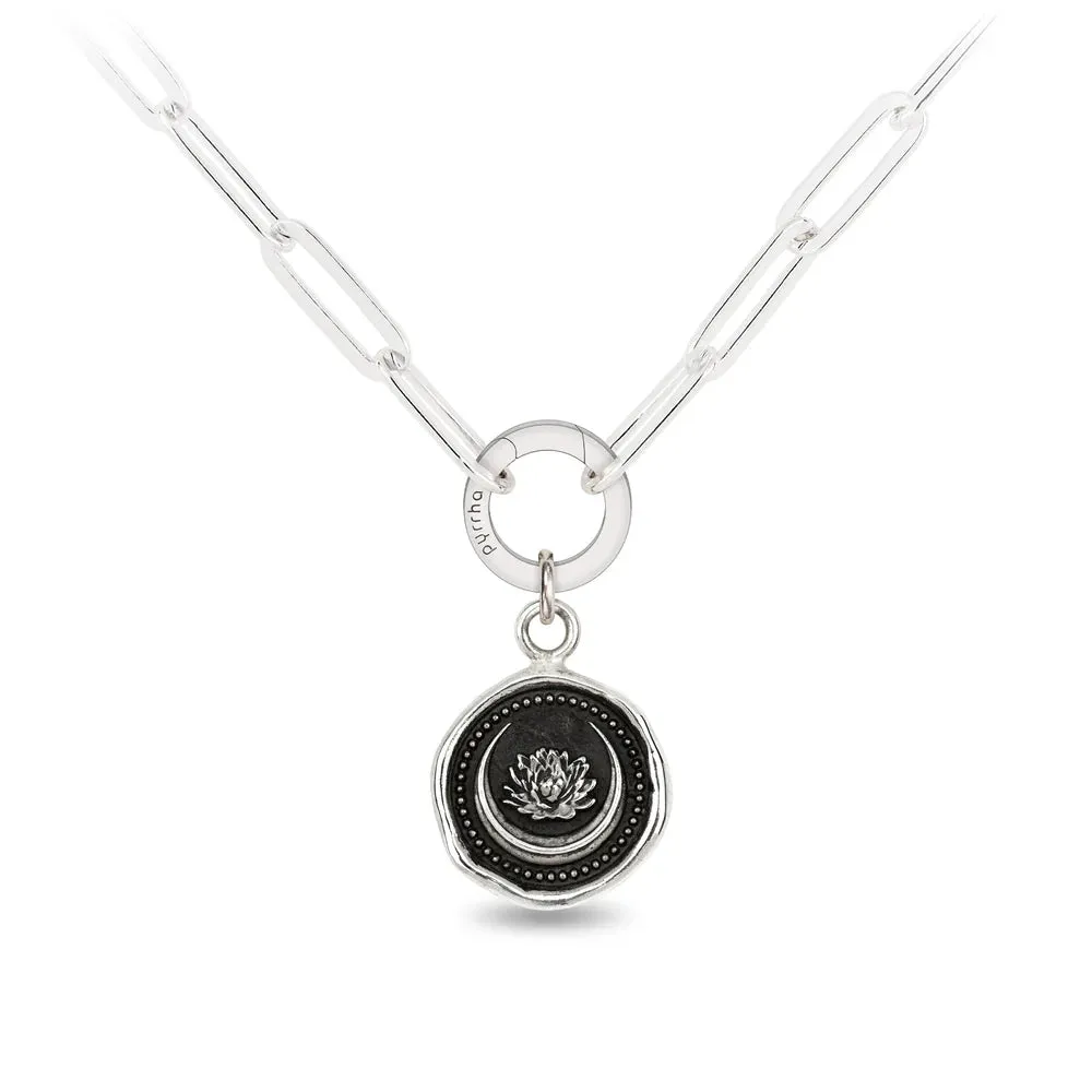 Lotus Flower Talisman Pendant | Pyrrha
