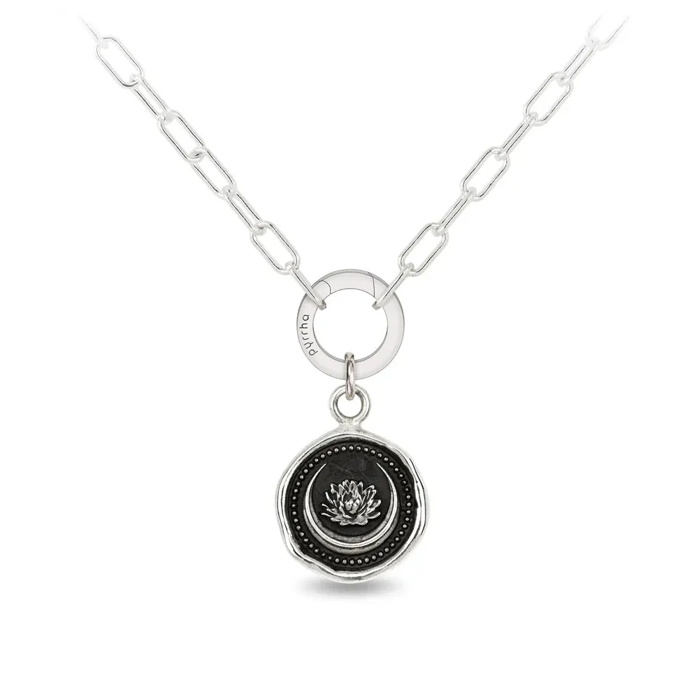 Lotus Flower Talisman Pendant | Pyrrha