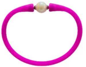 Maui Bracelet - Freshwater Pearl - Bright Purple