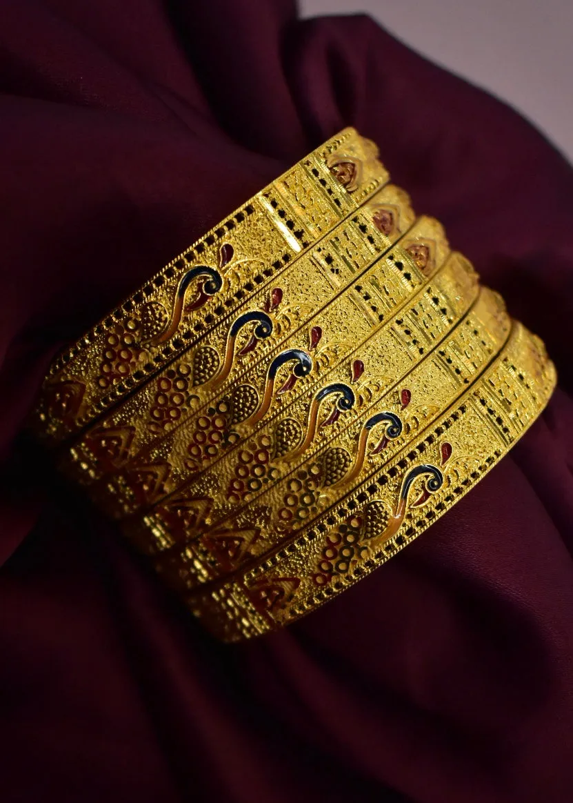 MINA PEAFOWL DESIGNER BANGLES