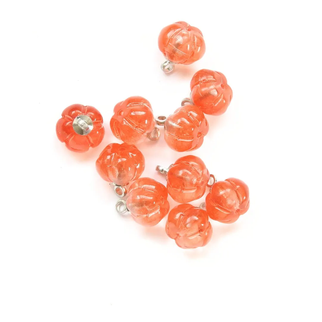 Mini Pumpkins Glass beads