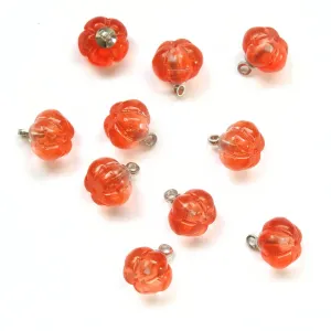 Mini Pumpkins Glass beads