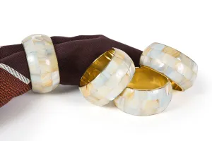 ML15818 Mother of Perl Inlay Napkin Ring