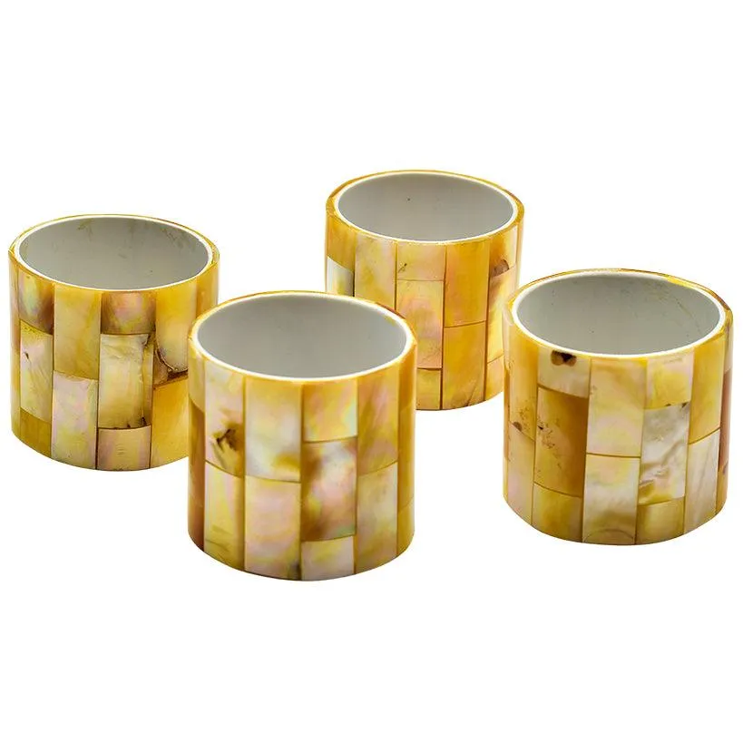 NAPKIN RINGS SET OF 4