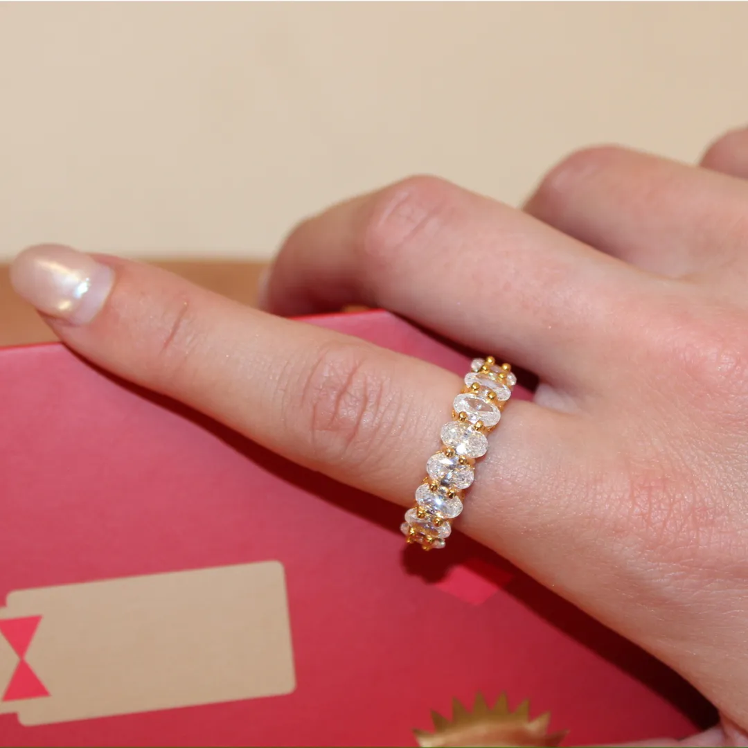 Oval Diamond Ring