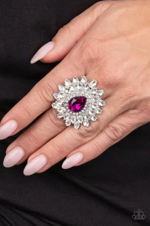 Paparazzi Ring LOP August~ Who's Counting?  - Pink