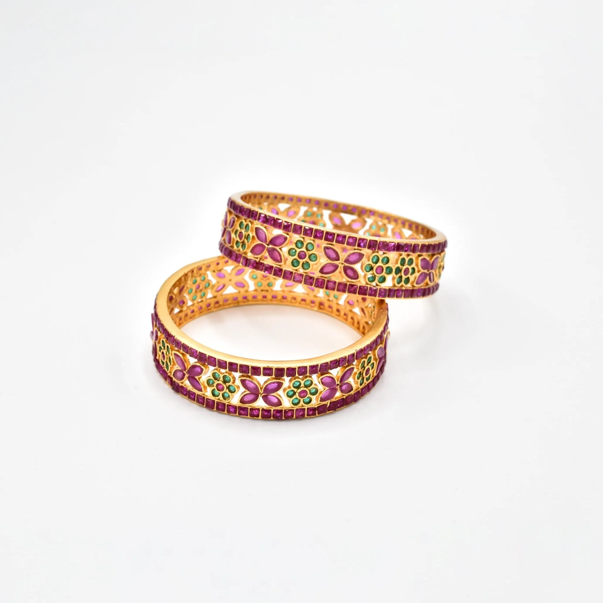 Piya Antique Stone Bangles