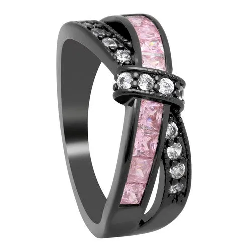 'Princess' pavé engagement rings
