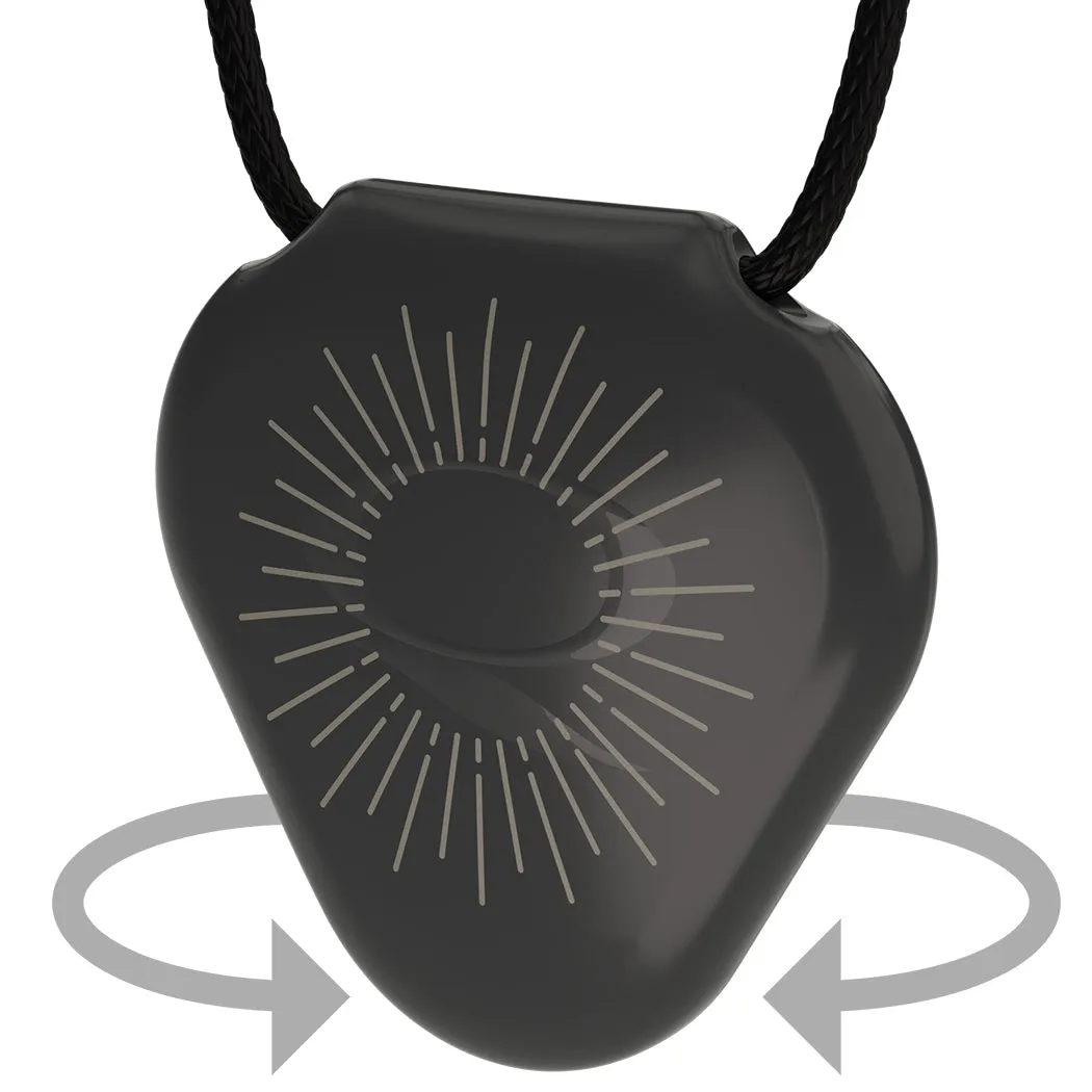Q-Link Acrylic SRT-3 Pendant (Black) Sunburst