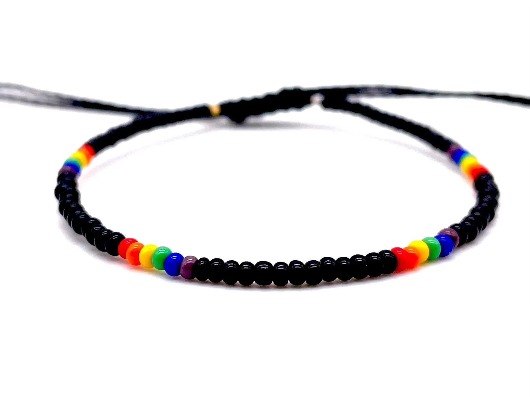 Rainbow Pride Ankle Bracelet