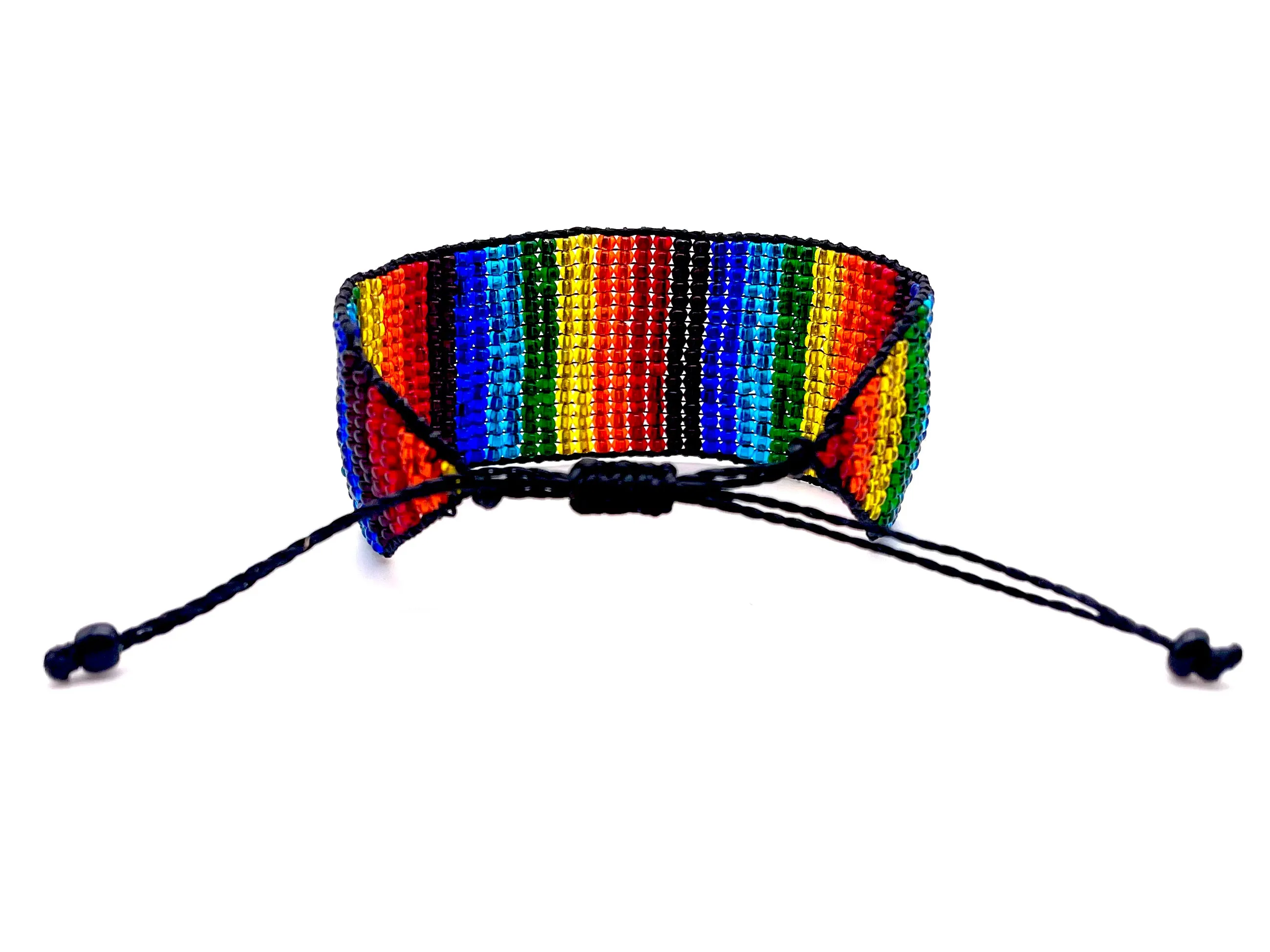 Rainbow Wide Adjustable Bracelet