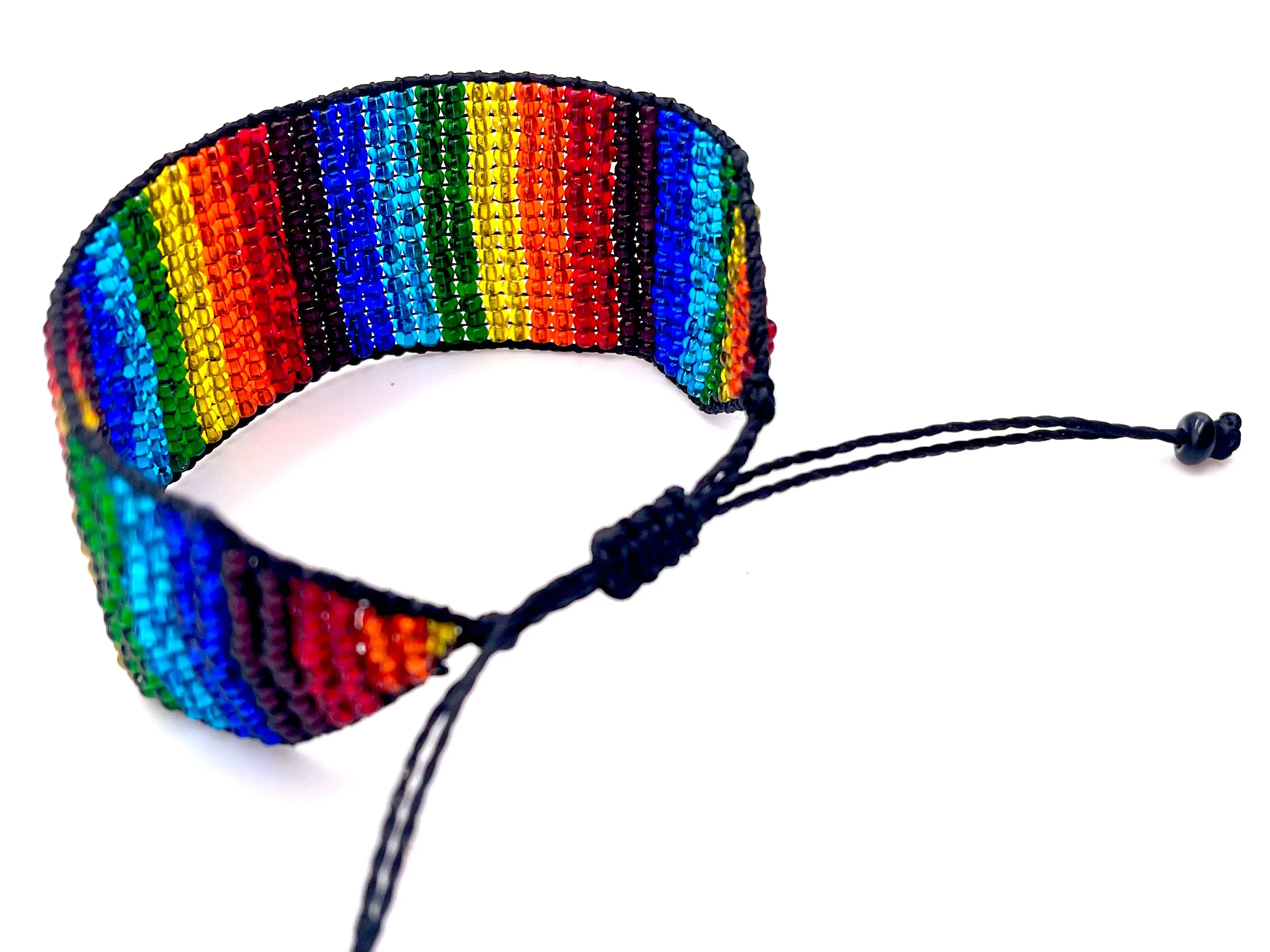 Rainbow Wide Adjustable Bracelet