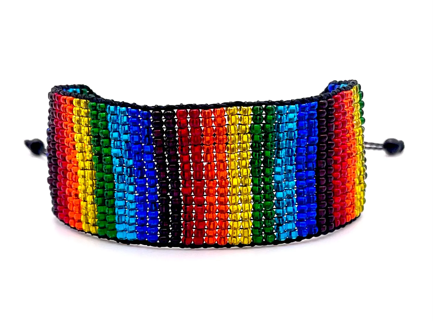 Rainbow Wide Adjustable Bracelet