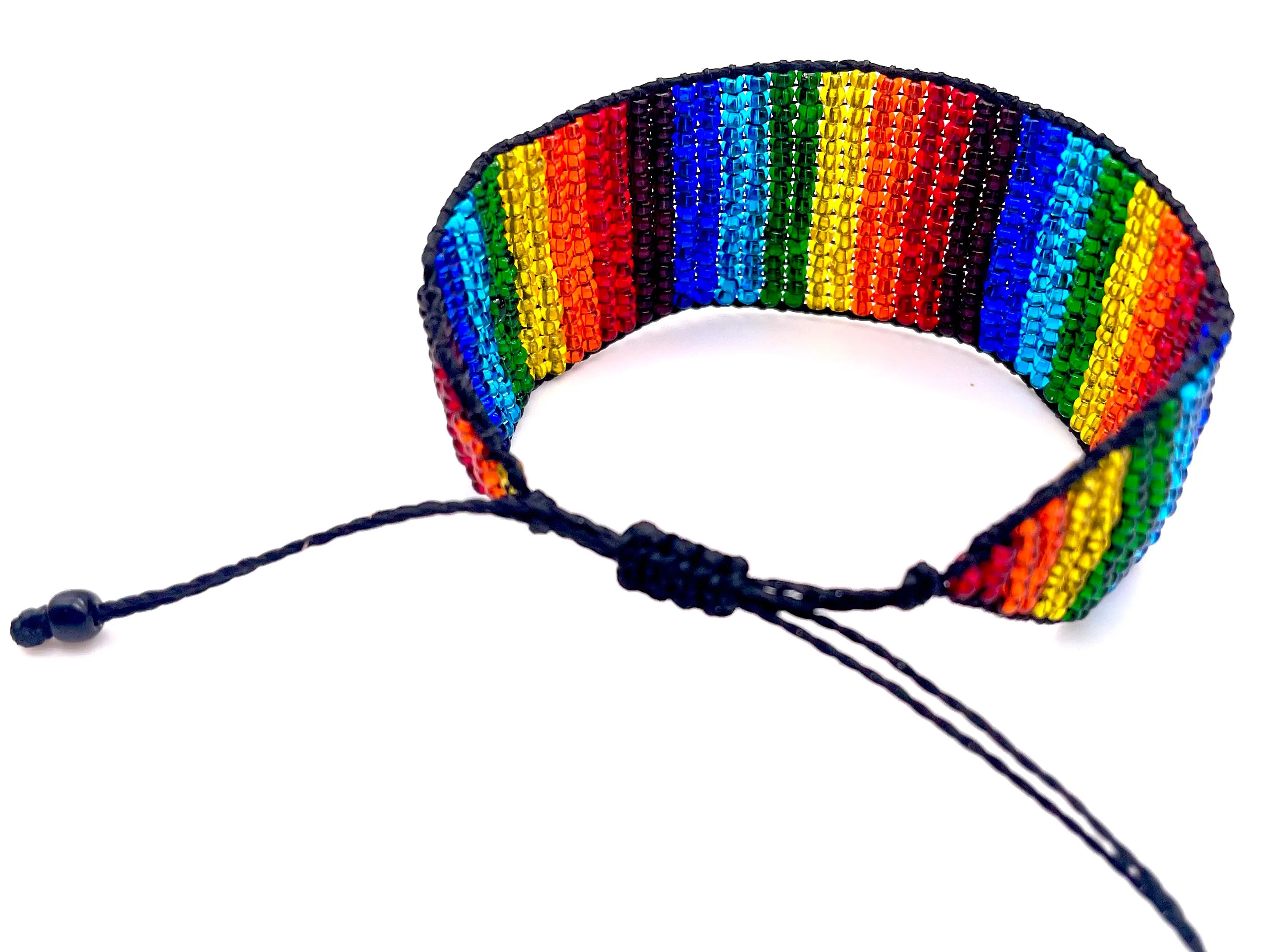 Rainbow Wide Adjustable Bracelet