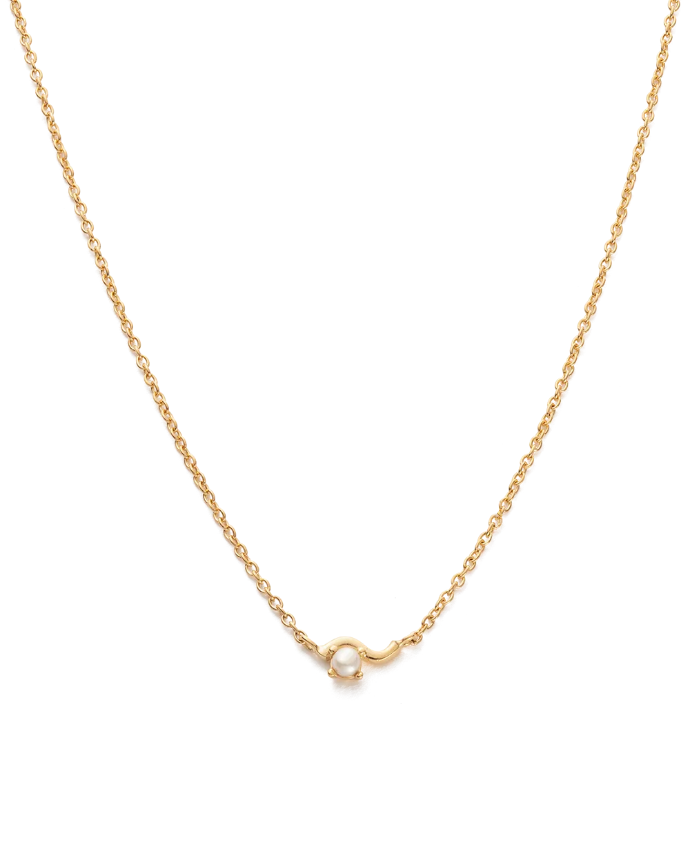 RIPPLE NECKLACE (18K GOLD PLATED)