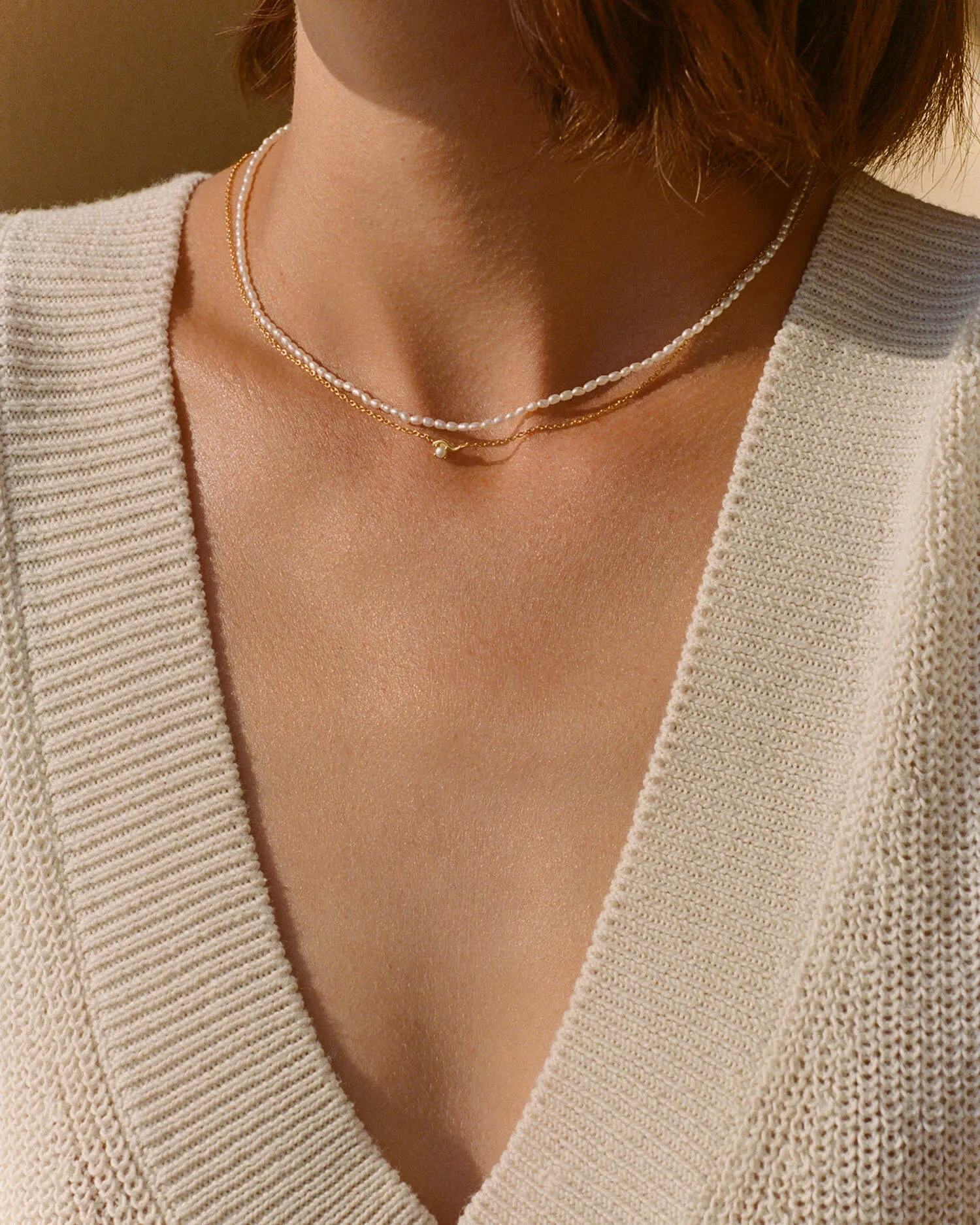 RIPPLE NECKLACE (18K GOLD PLATED)
