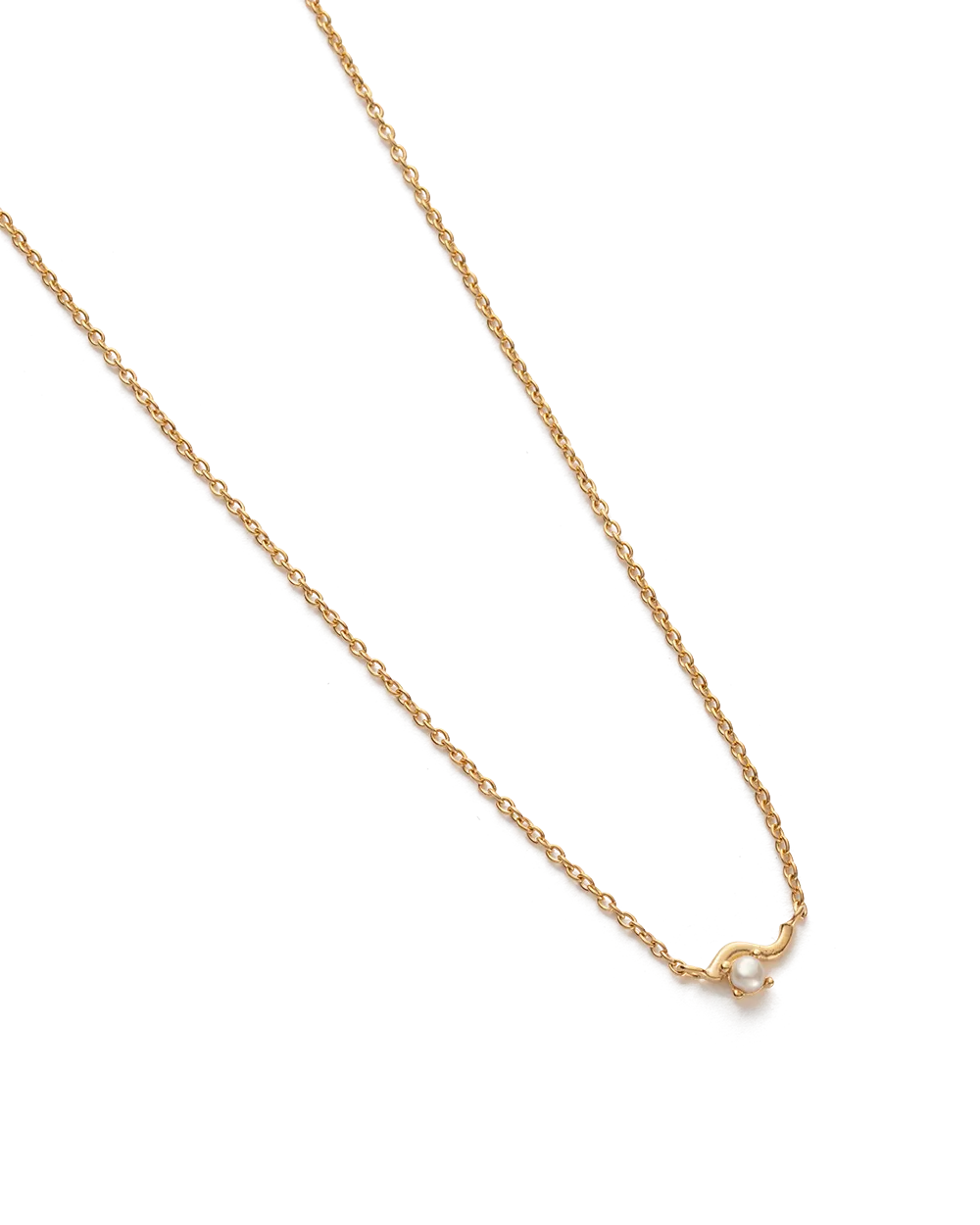 RIPPLE NECKLACE (18K GOLD PLATED)