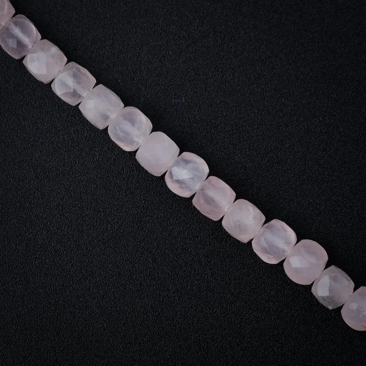 Rose Quartz Silver Necklace