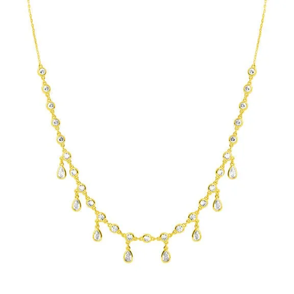 Sadie Shaker Necklace in Gold