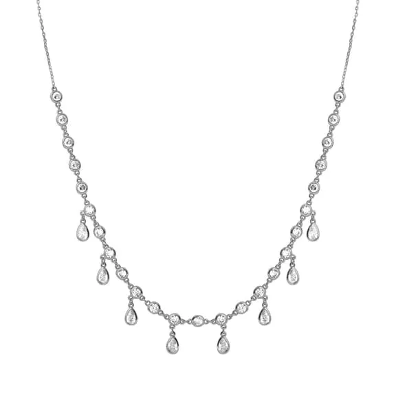 Sadie Shaker Necklace in Silver