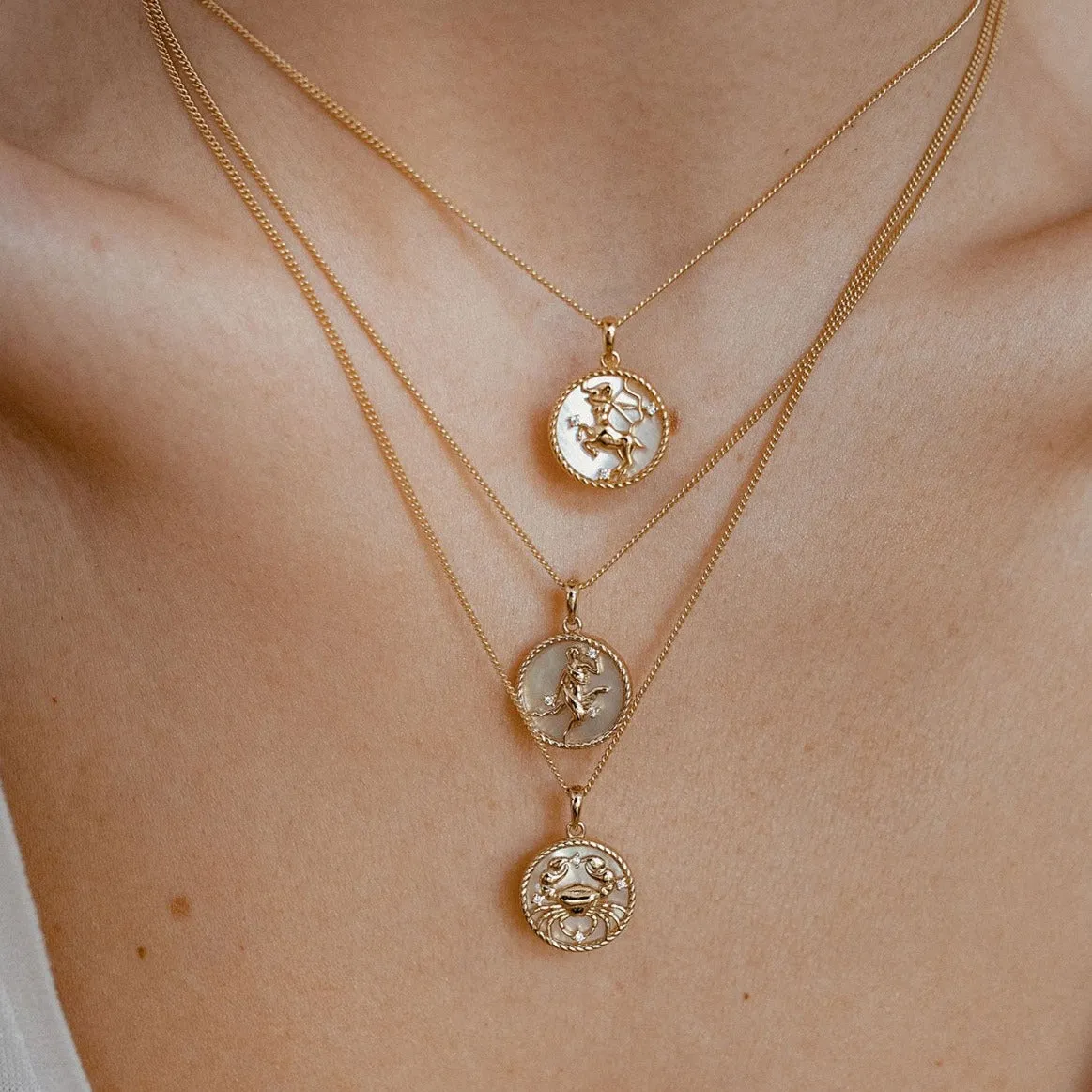Sagittarius Zodiac Pendant Necklace