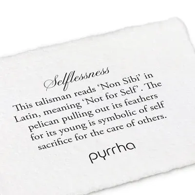 Selflessness Talisman Pendant | Pyrrha