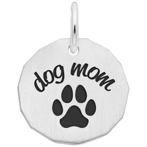 Silver Dog Mom Charm1982