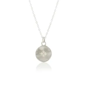 Silver Four Star Wave Pendant