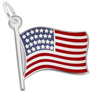 Silver  USA FLAG3863