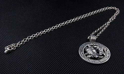 Sterling Silver Koi Fish Pendant Necklace