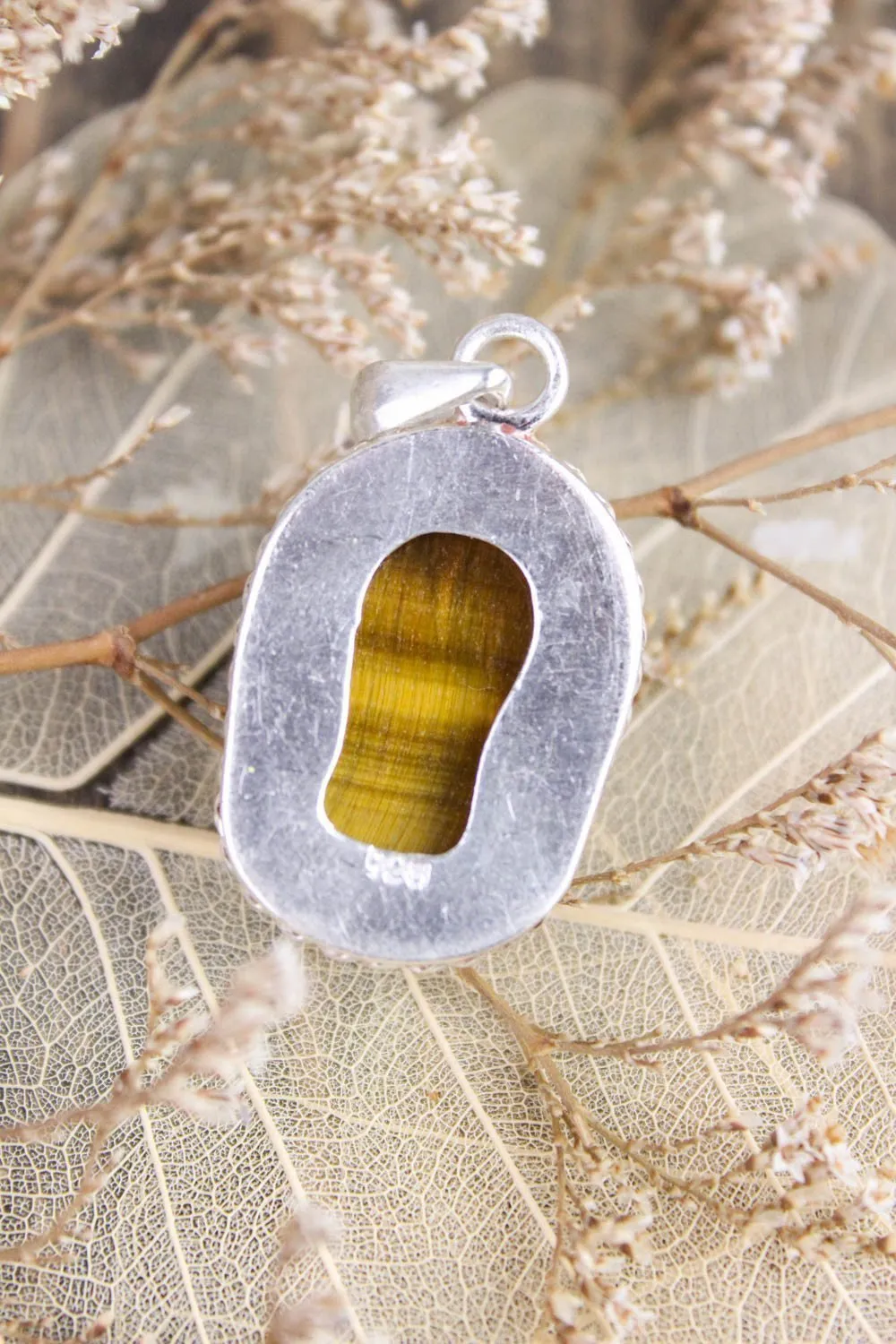 Stunning Tiger Eye Buddha Pendant