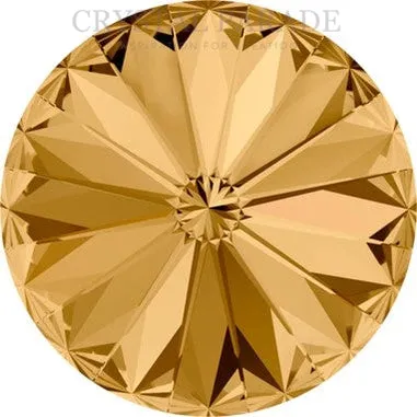 Swarovski 1122 Fancy Rivoli 14mm Light Colorado Topaz - 6 Pieces