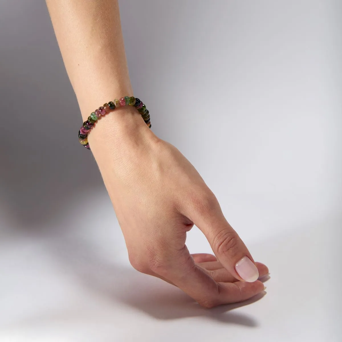 TOURMALINE CANDY BEADS BRACELET