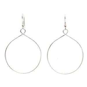 Twisting Hoops - Silver