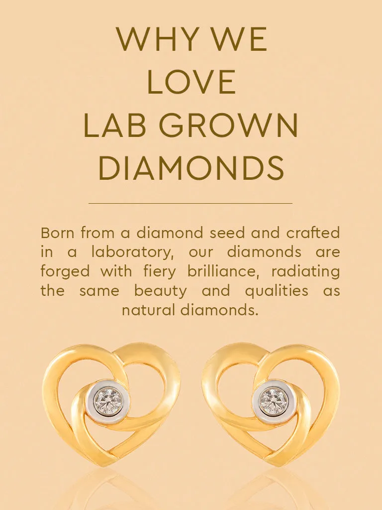 Westside X Pome Chic Lab Diamond Ribbon Knot Studs