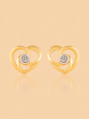Westside X Pome Chic Lab Diamond Ribbon Knot Studs