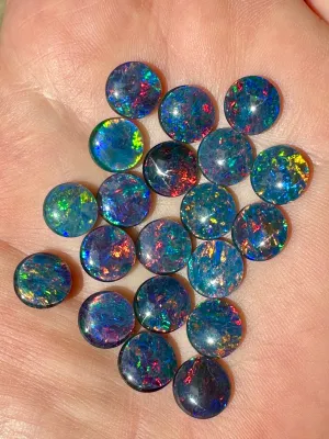 Wholesale Australian Opal Triplets 10mm Rounds