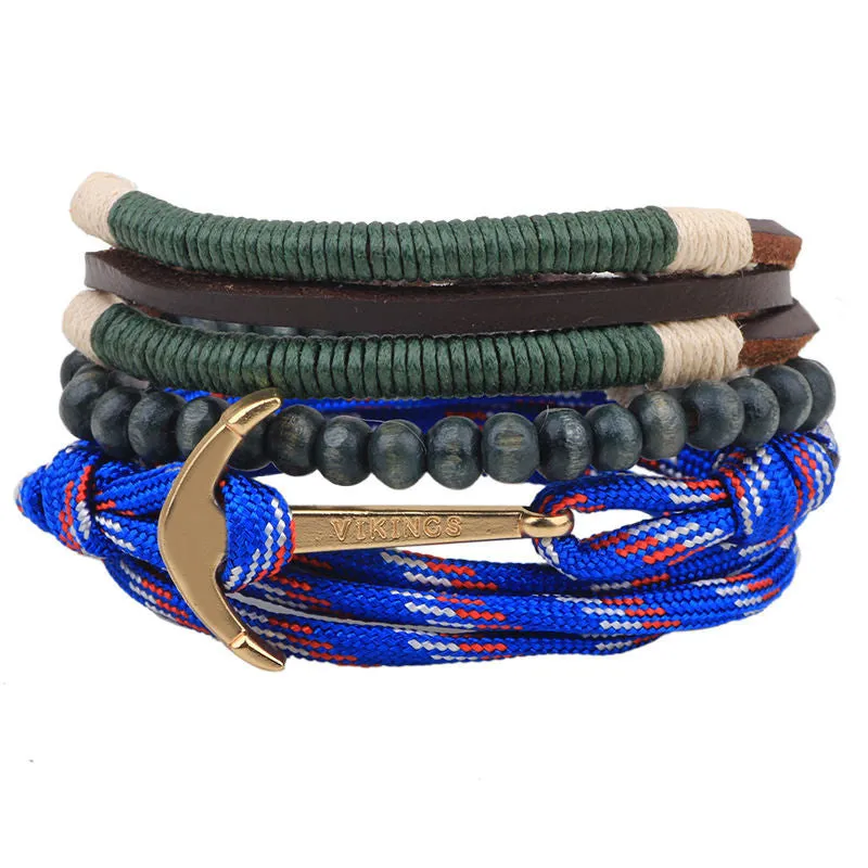 Wrap Feather Leather Bracelets